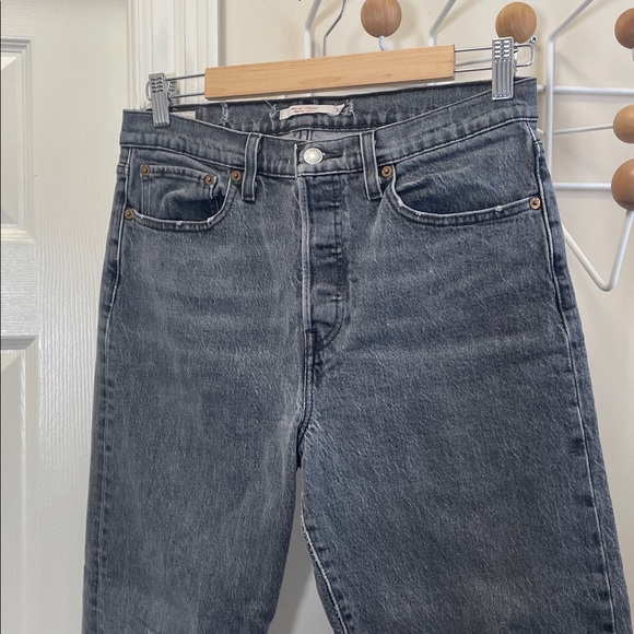 Levi's - Wedgie Straight Denim Jeans - Light Black - 30x26 - Picture 3 of 14